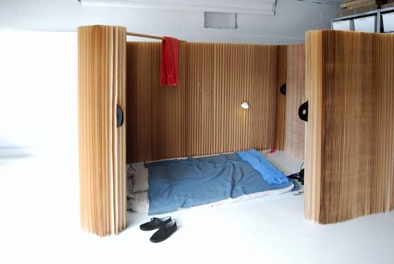 interior de uno de los habitáculos