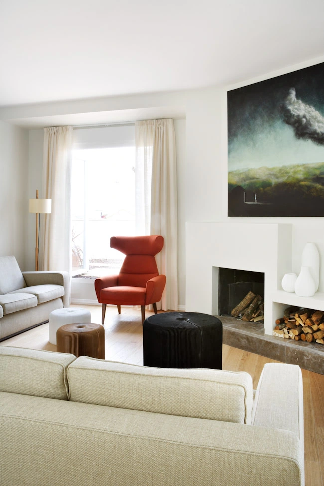 luisa fernanda-74 detalle del salón amueblado por BATAVIA