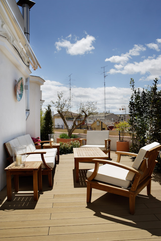 terraza reformada por el estudio ÁBATON