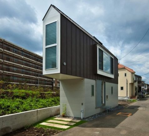 Un japonés transforma un terreno minúsculo en una casa