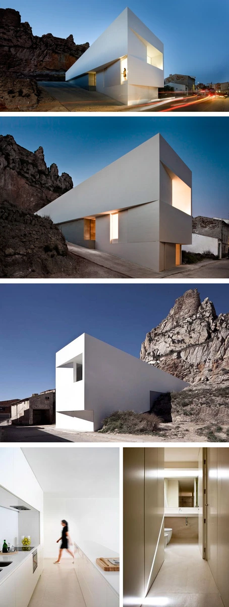 Casa en la ladera de un castillo