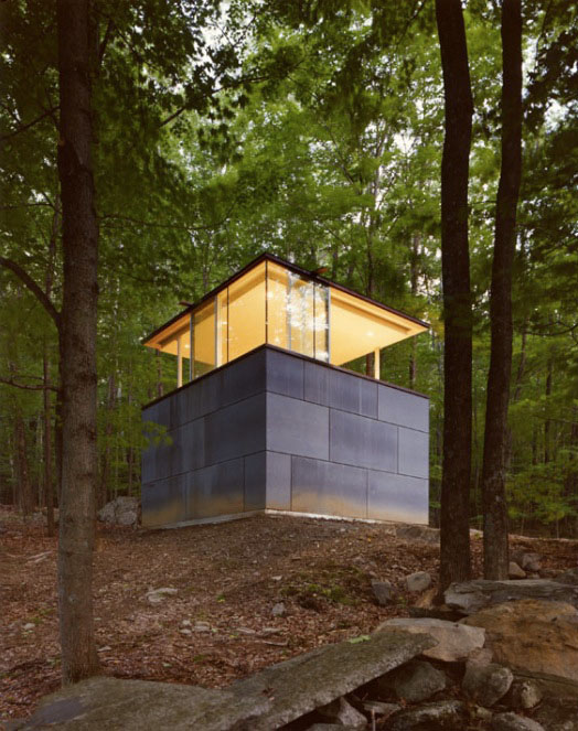 Biblioteca en el bosque