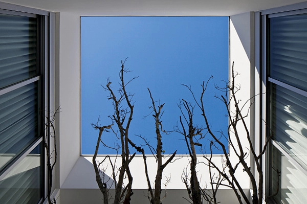 Courtyard upward view