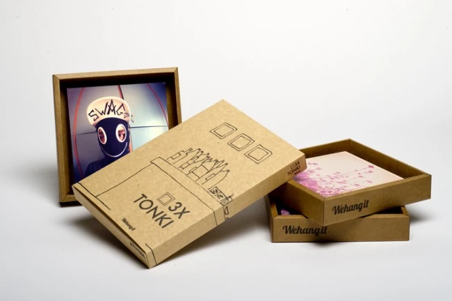 TONKI, marcos de cartón.