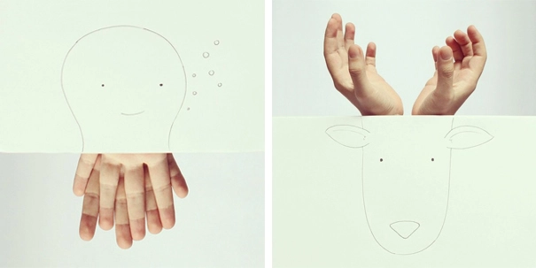 Ilustraciones con manos