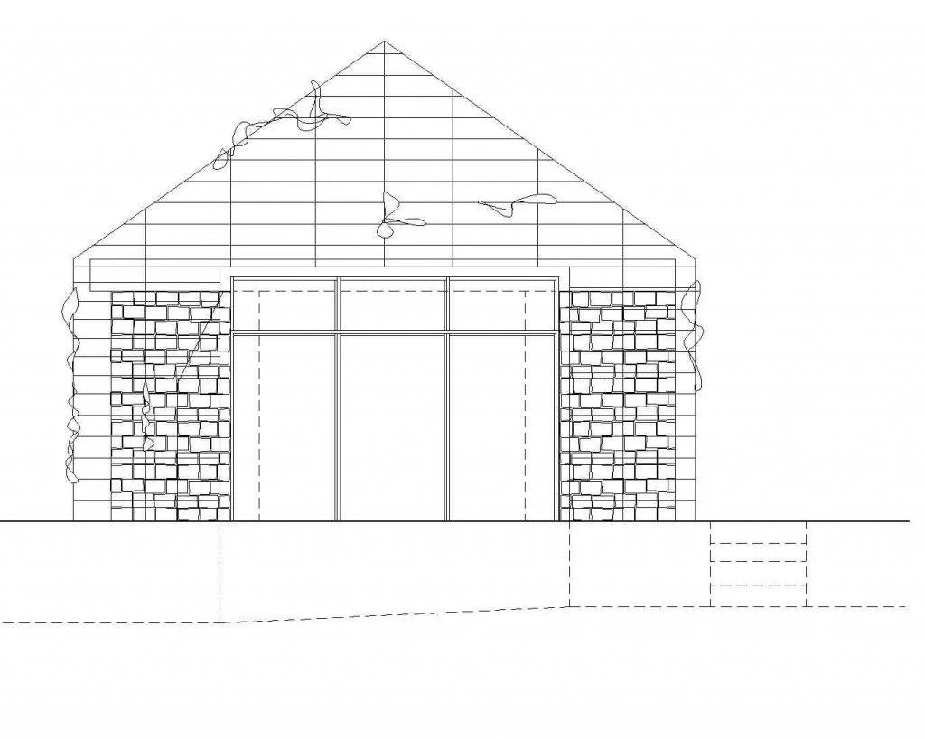 act_green box_south elevation