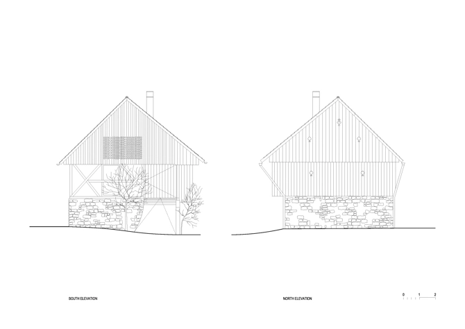 SOUTH NORTH ELEVATIONS