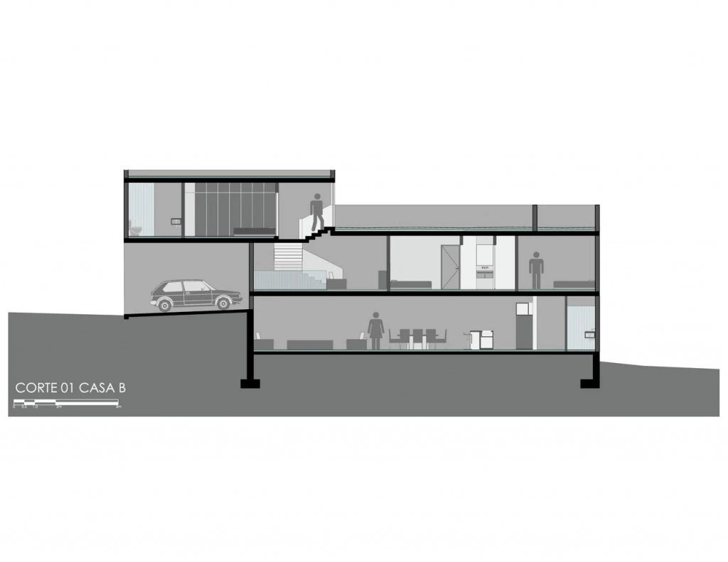 seccion_(4) CASAS CS P+0 Arq DESPIERTAMIRA