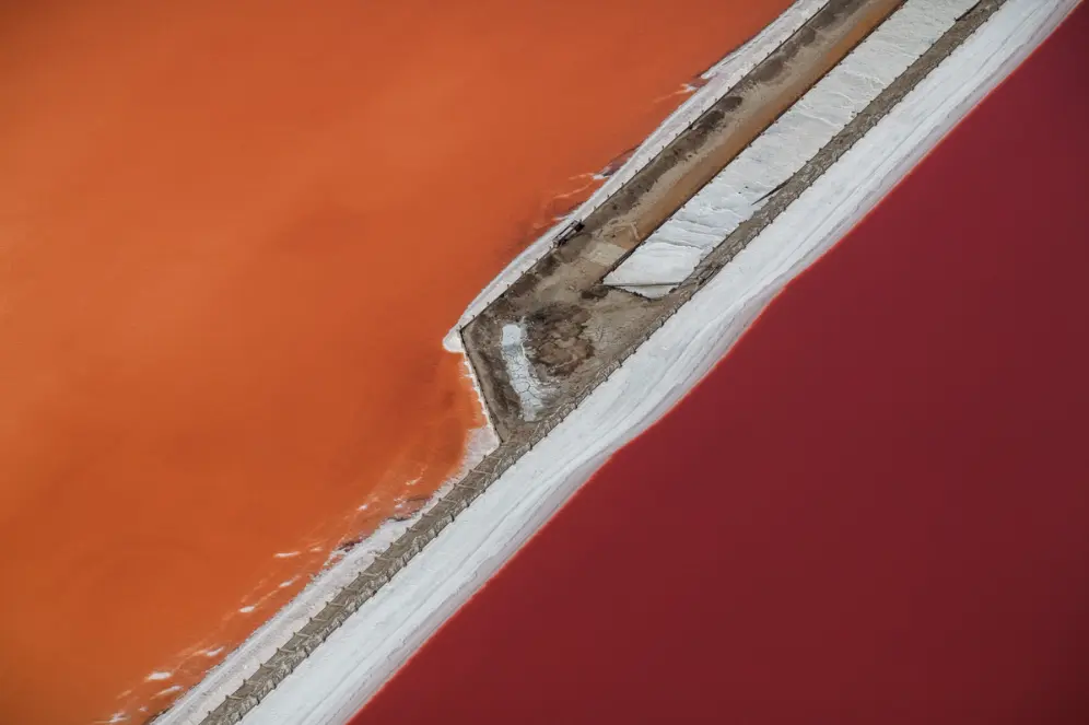 Fotografía aérea de la artista Julieanne Kost