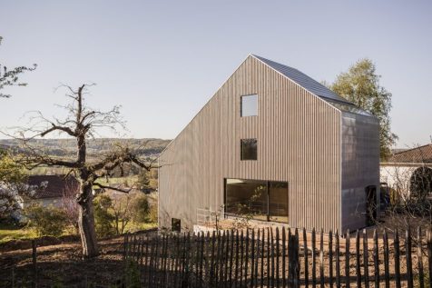 Una casa de montaña que rompe moldes en Rodersdorf