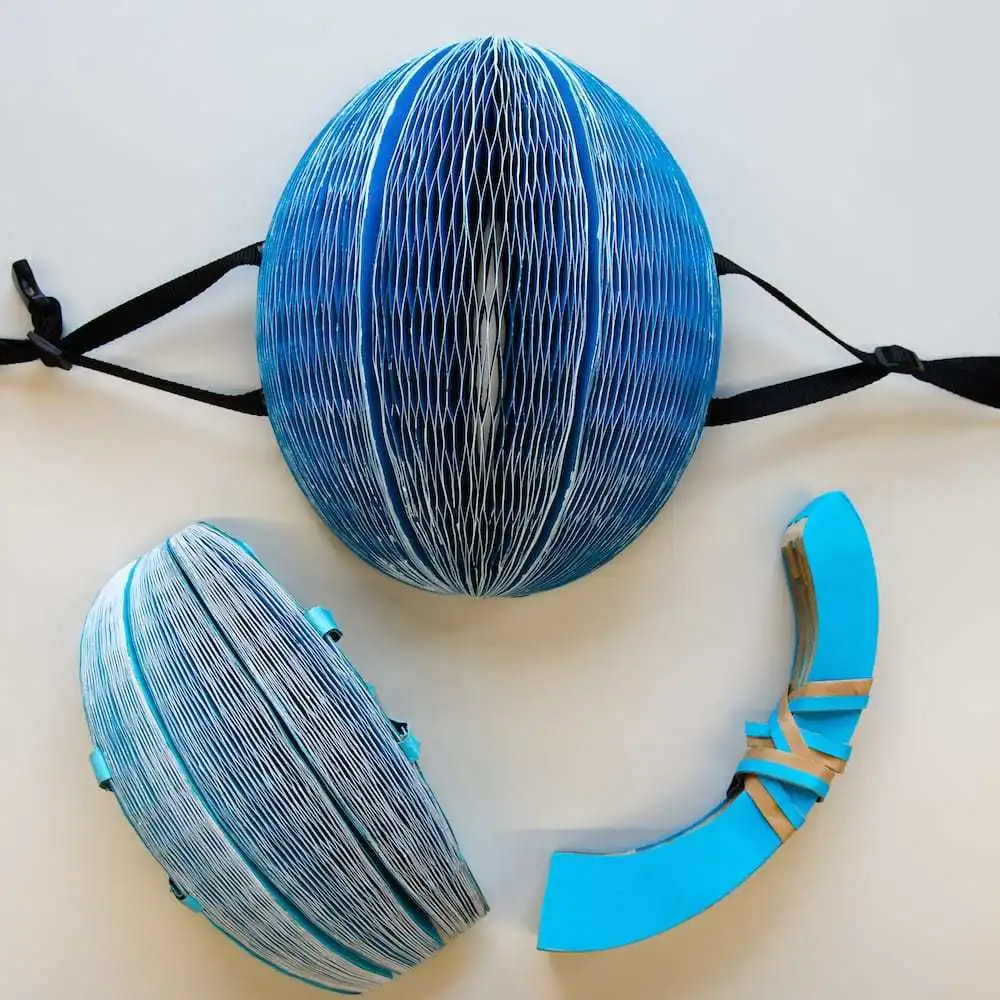 detalle del revestimiento biodegradable e impermeable