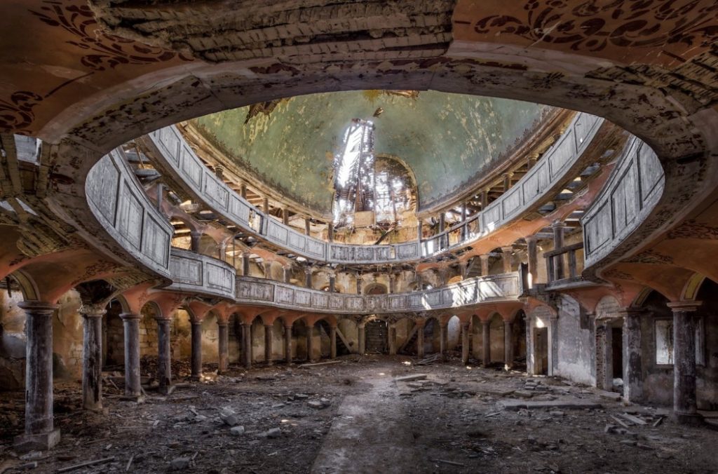 Fotografía Christian Richter de uno de los edificios abandonados