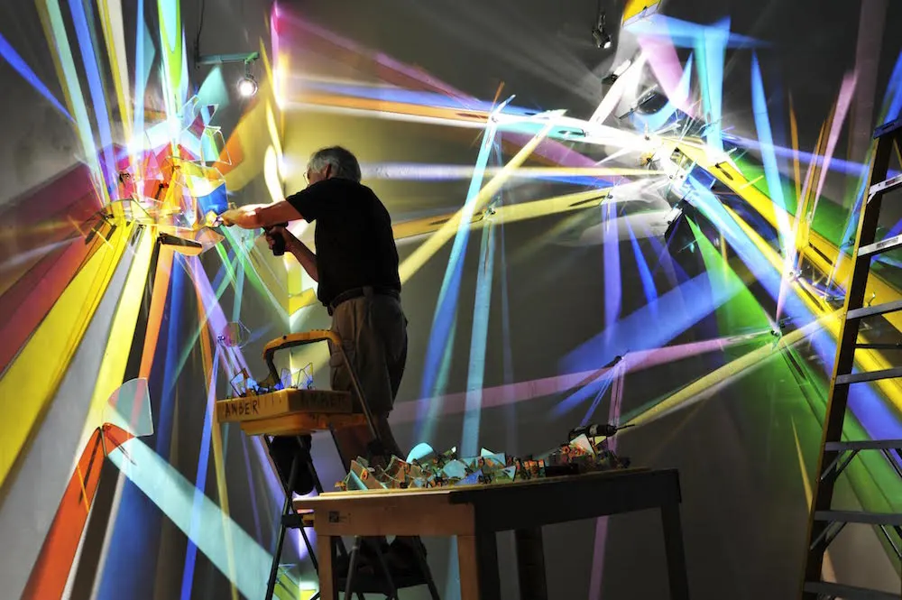 Obra denomina «lightpaintings» o pinturas de luz