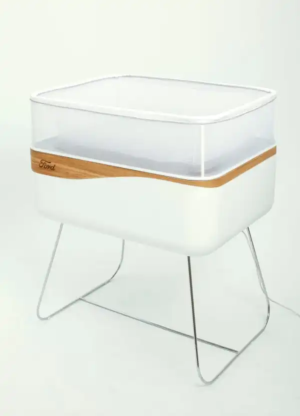 imagen completa de la cuna con estilo retro