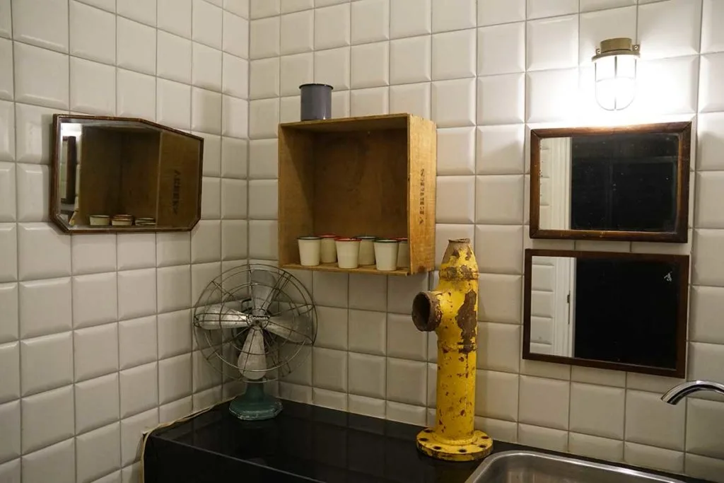 uno de los baños del hotel