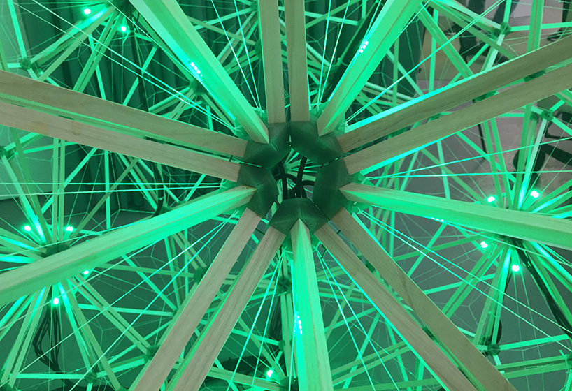 Detalle lámpara green light
