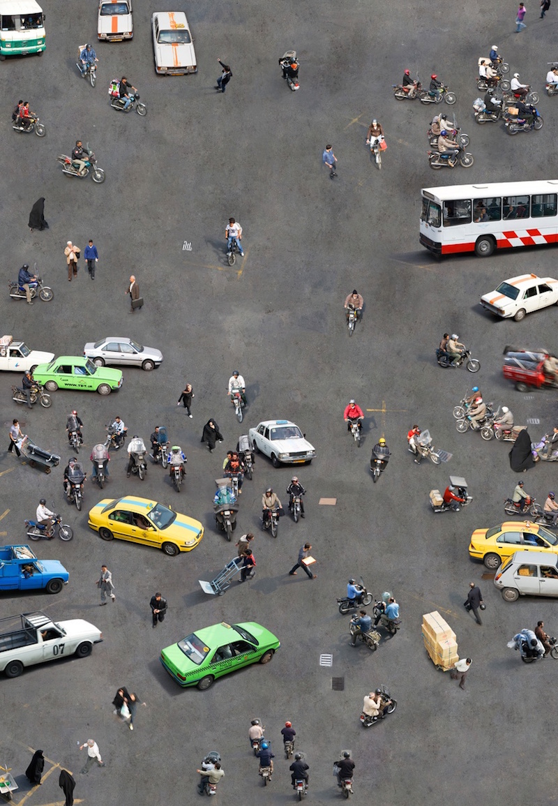 Fotografía de Katrin Korfmann en alguna ciudad árabe 