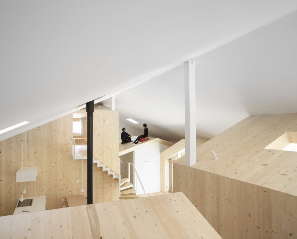  House K, diseñada en 2009 por el arquitecto Yoshichika Takagi. Espacio aislado
