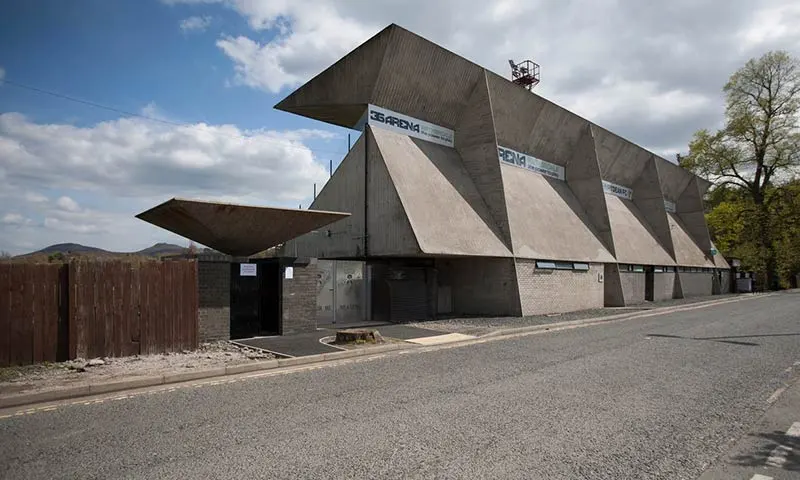 La grada Netherdale, un referente escocés de Peter Womersley