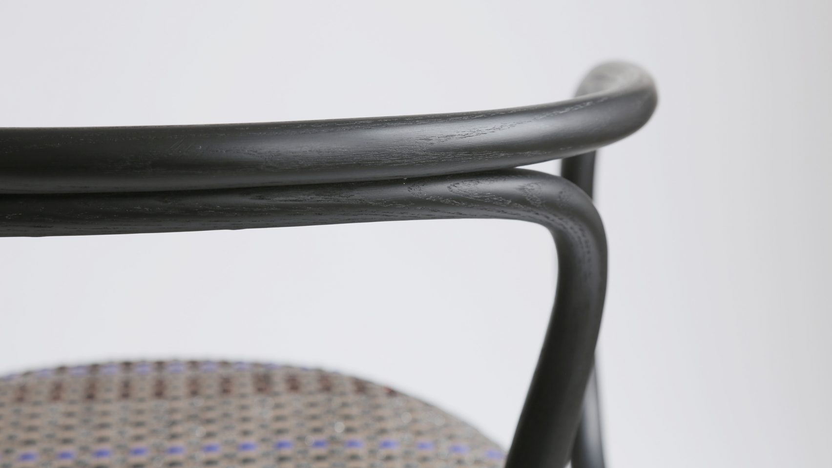 detalle de la curvatura de la madera