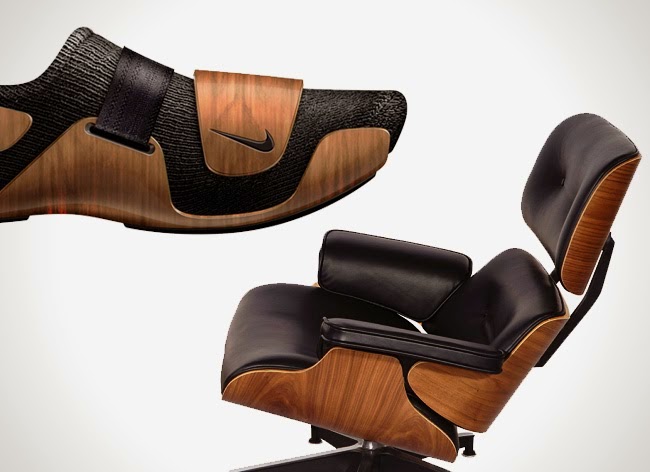 sillon lounge y zapatilla nike