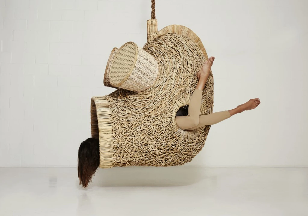 modulo de descanso Mask 1 inspirado en máscaras de Burkina Faso