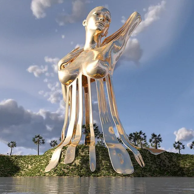 forma femenina en imagen de chad knight