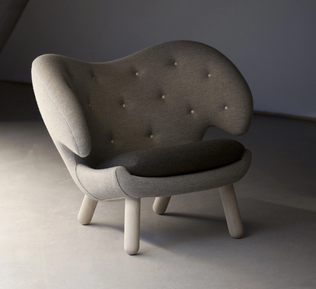 butaca pelícano diseñada por finn juhl