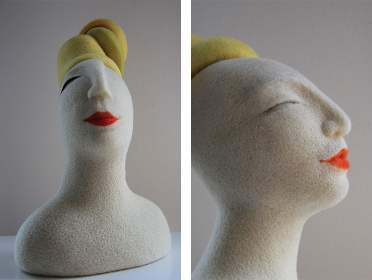 esculturas creadas para habitar un espacio por Teresa Rancaño