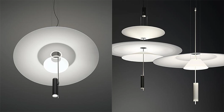 lampara flamingo techo de vibia en batavi