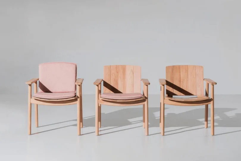 sillas de la serie riva de jasper morrison para kettal