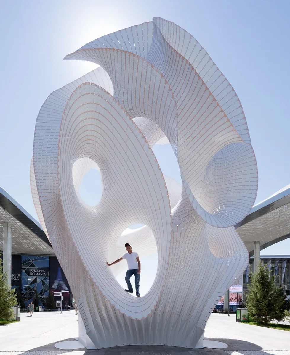 Instalacion diseñada por el estudio neoyorkino Theverymany