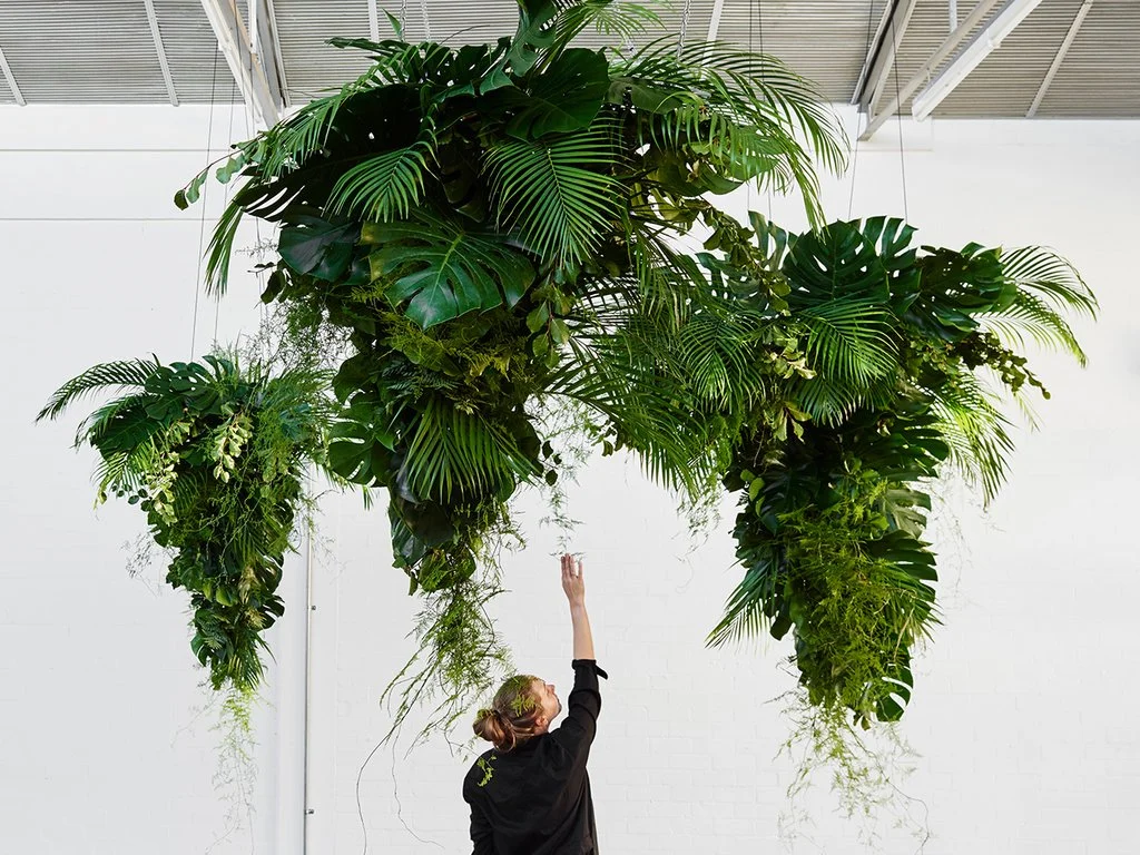 instalación tornado vegetal de loose leaf