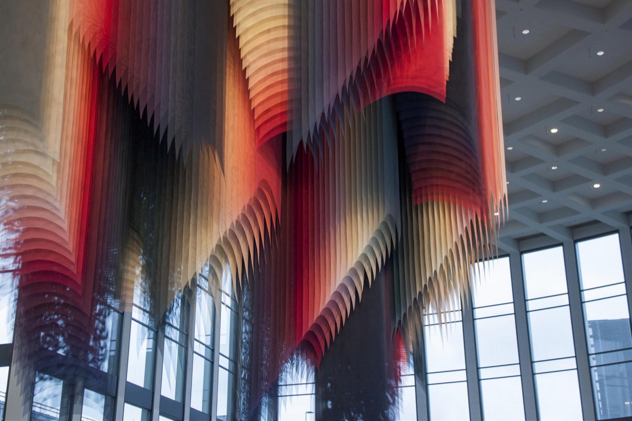 Instalacion Flickering Lights Ideada para la Panorama Fashion Week de Berlín 2018