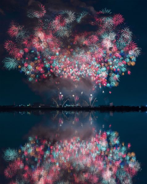 Los fuegos artificiales japoneses alcanzan otra dimensión gracias a Keisuke