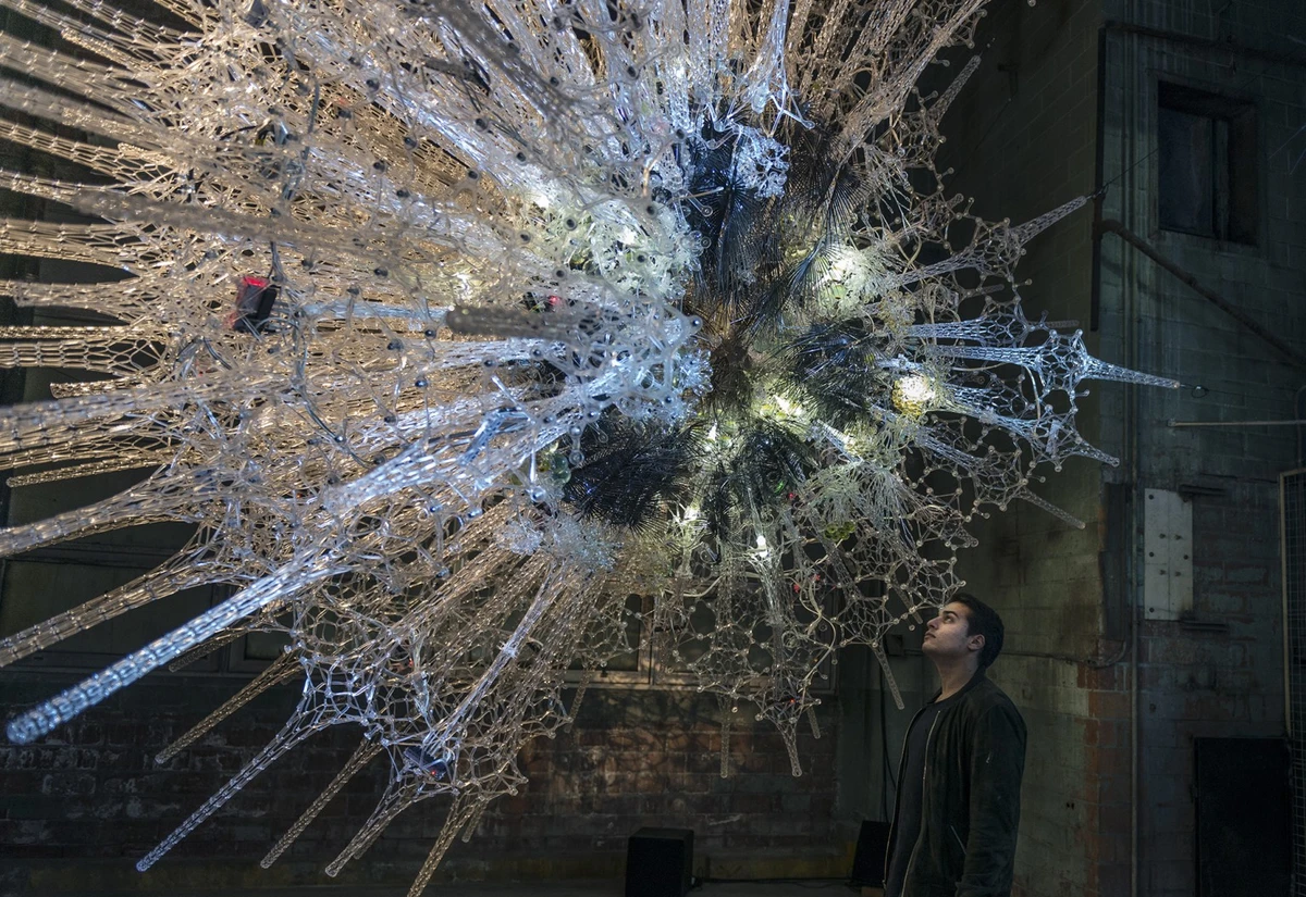 Astrocyte detalles de las mallas resistentes de polímero acrílico termoconformado