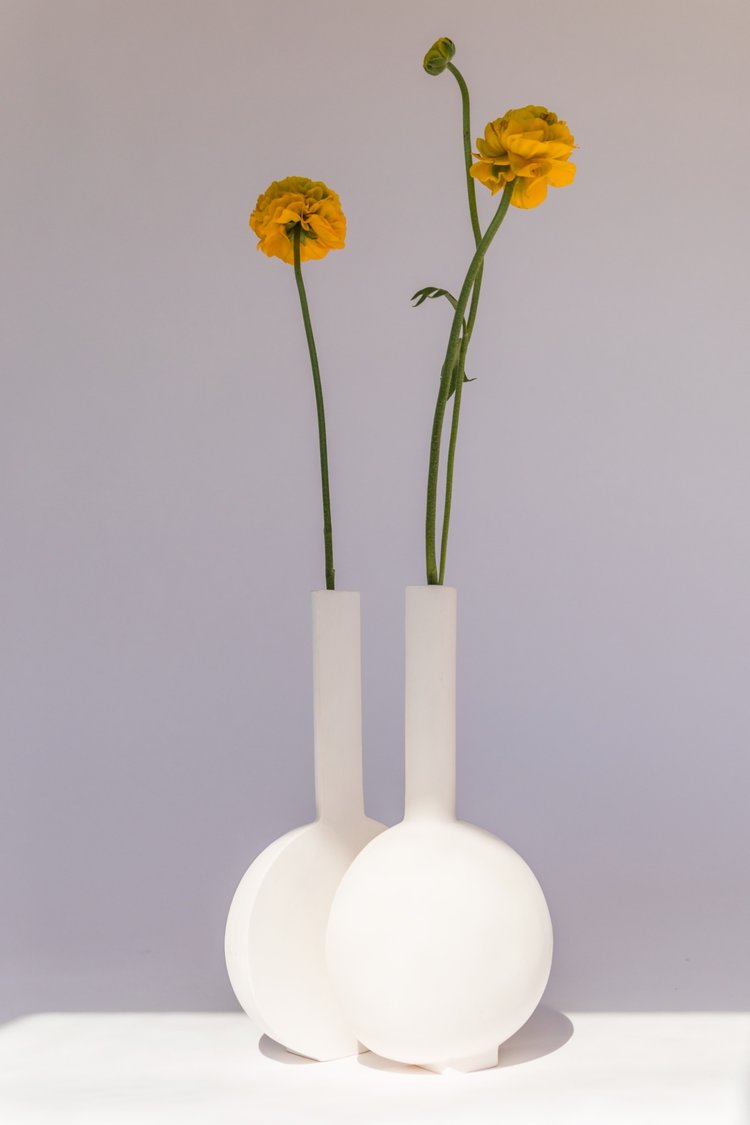 duo vase matt creado por valeria vasi