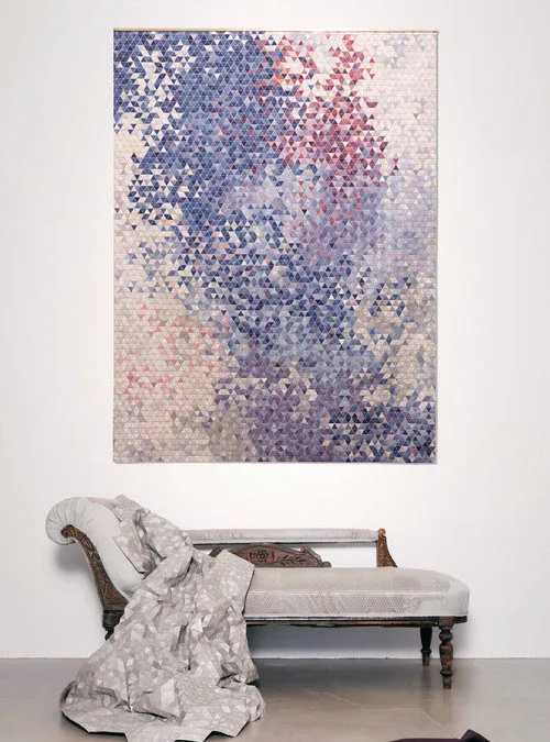 mural de madera de la diseñadora Elisa Strozyk