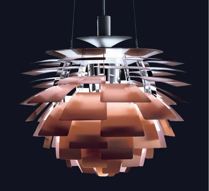lampara artichoke diseñada por poul henningsen