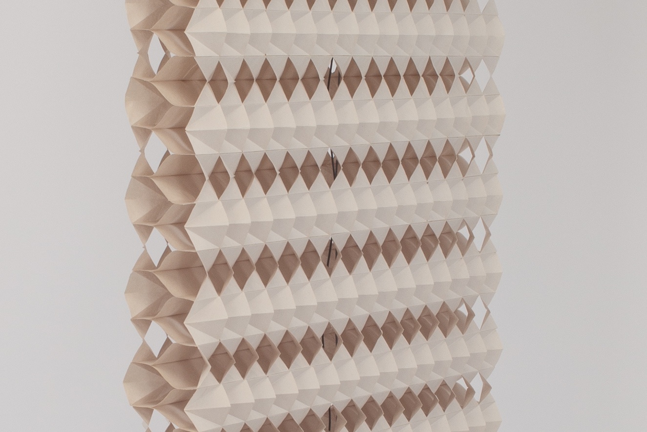 diseños geométricos de uno de los estores de Sawatdichai
