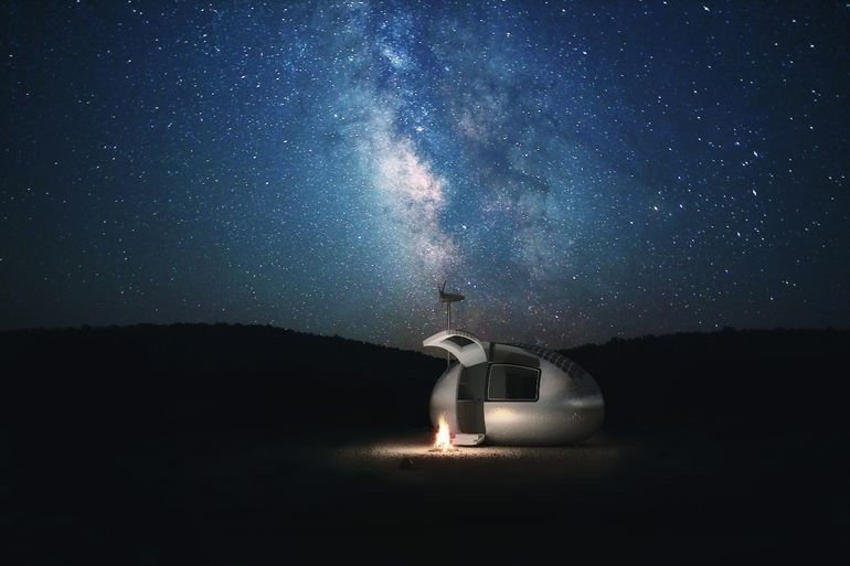 microcapsule en el desierto