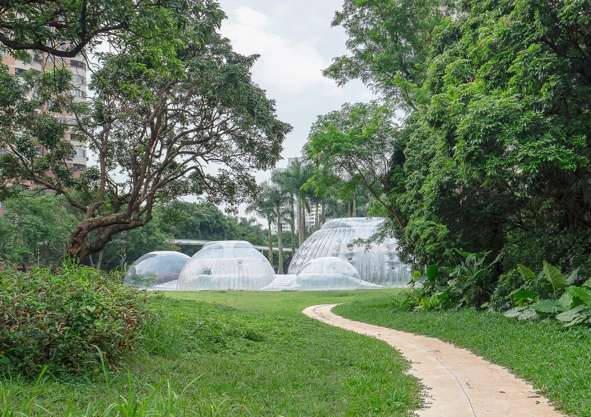 vista general de Air Mountain del estudio local Aether Architects