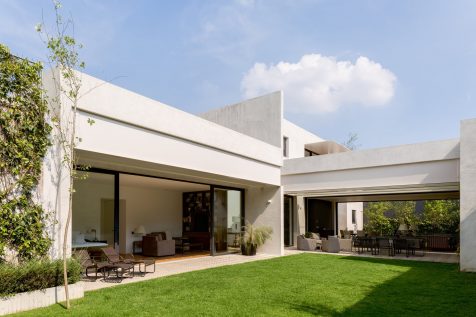Las zonas verdes son las protagonistas en la Casa Jardín 58