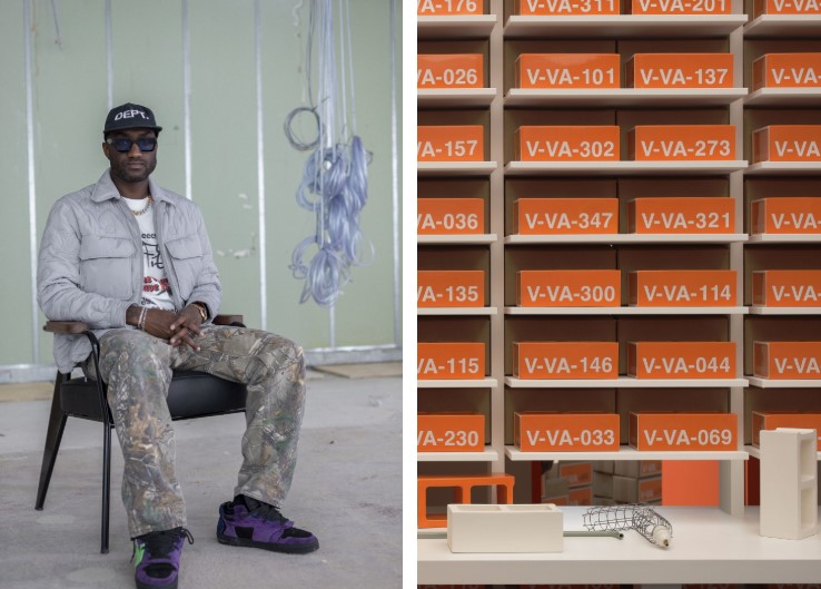 imagen de virgil abloh en al instalacion twentythirtyfive