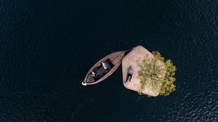 isla flotante parte del proyecto Copenhagen Islands,