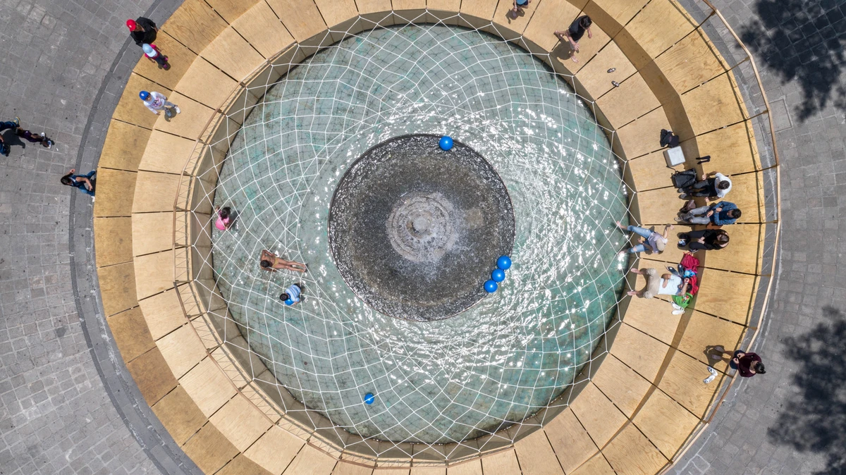 instalación aros vista desde arriba