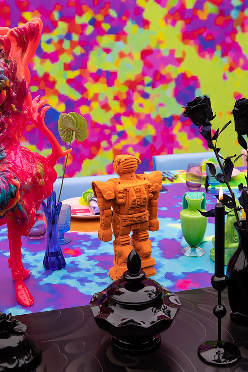 detalle de las figuras elegidas por Danica, diseñadora de interiores