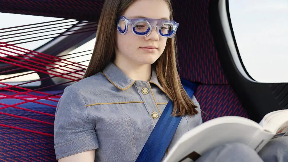 nuevo modelo e gafas antimareo creado por citroen