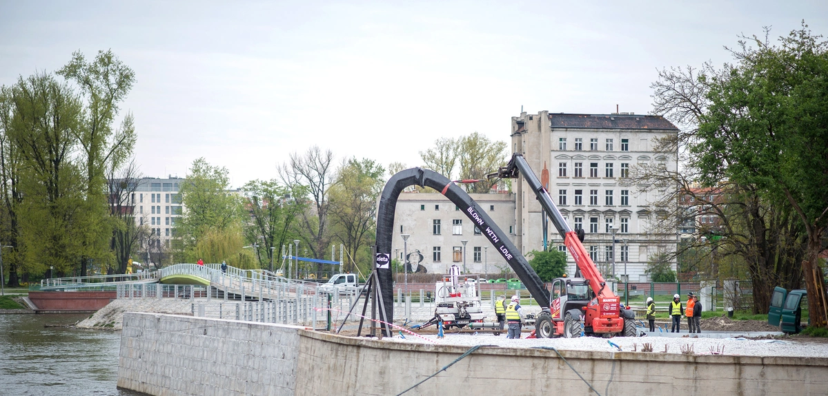 montaje de la instalacion Nawa con tecnologia fidu