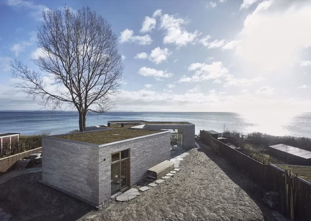 Villa Platan: el mar danés dentro de casa